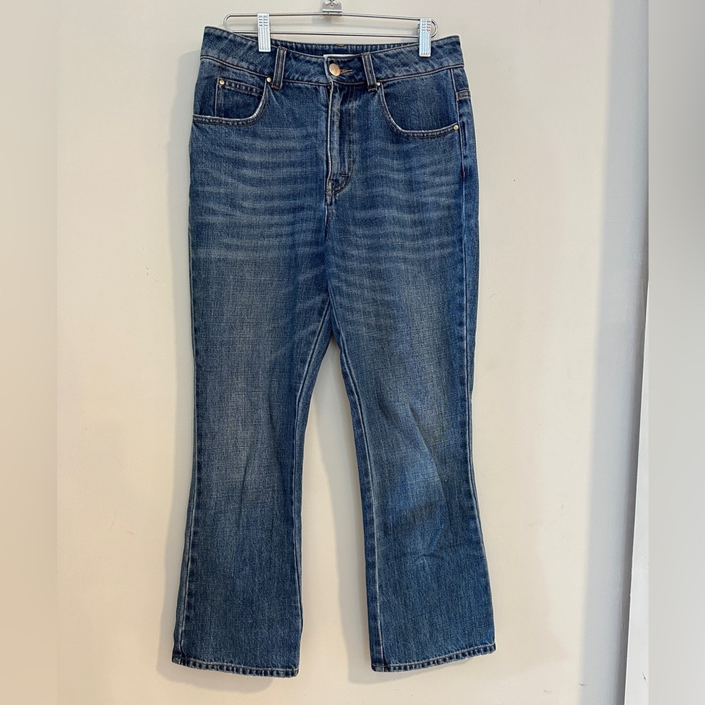 CO Japanese Denim Cropped Flare Lightweight Jean - size 4